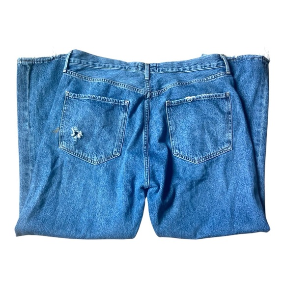 AGOLDE RILEY HIGH RISE STRAIGHT CROP (STRETCH)
IN MOOR Sz 31 - Picture 3 of 9